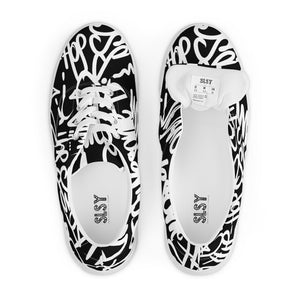 Men’s  SLSY lace-up canvas shoes